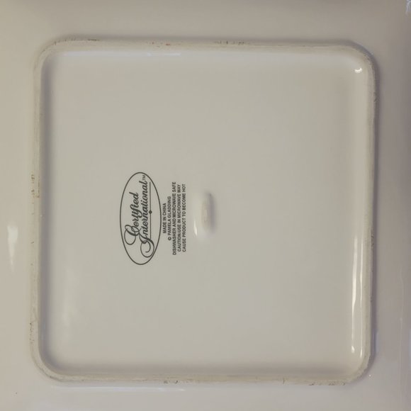 Tuscan Rooster Dinner Plate Set by Pamela Gladding - Picture 3 of 3